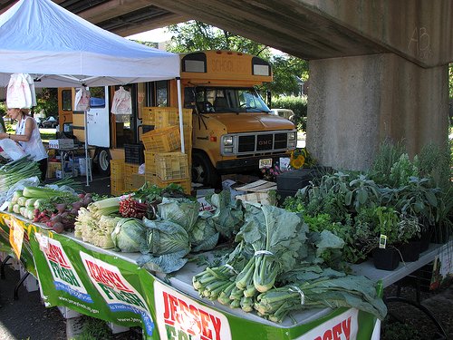 The Collingswood Farmers' Market (by: Katherine Hala, creative commons license)