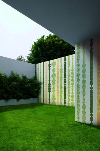 Exterior Design with Mosaic Tile by Bisazza