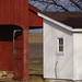 Red Barn and Little White Shed