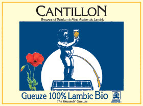 Gueuze 100% Lambic Cantillon lable