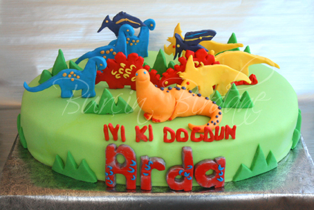 Dinosaur Cake Y