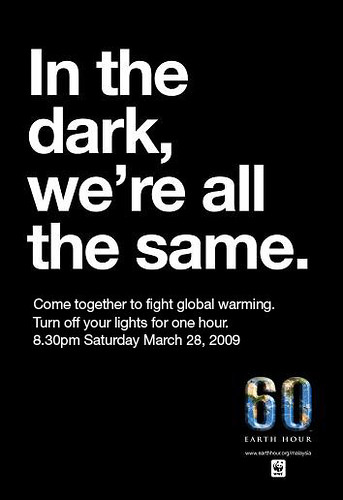 earth hour photos. graphic image from Earth Hour
