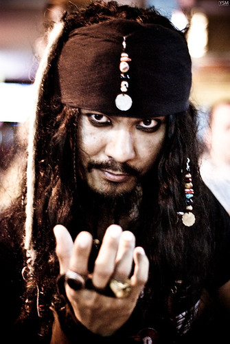 Khao San Road - Captain Jack Sparrow!
