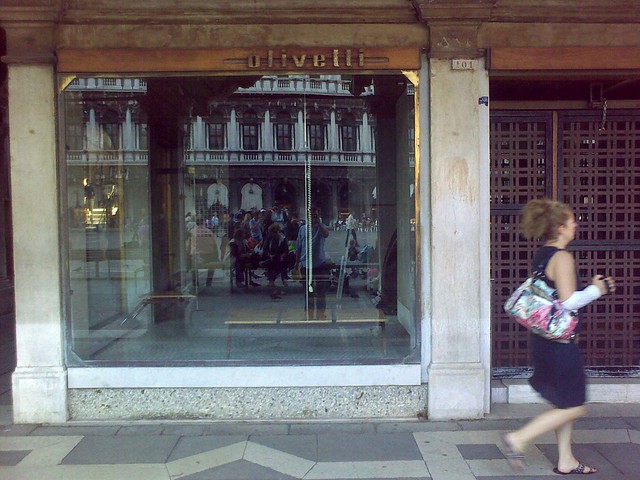 faded glory, olivetti shop on Piazza San Marco