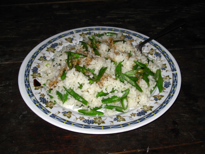 Plate of Batad rice