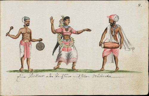 17th century musician trio from India