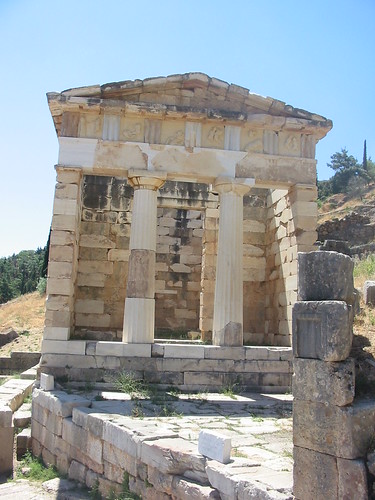 Enige serieuze tempel in Delphi