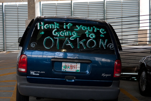 "Honk if you're going to Otakon"