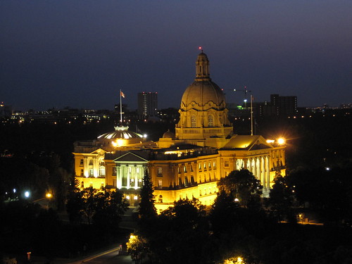 Alberta Legislature at Night