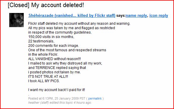 Watch Out, Your Flickr Account Might be Up for Deletion Next