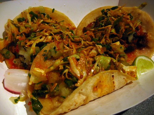 Spicy Pork Tacos & a Kogi Tofu Taco
