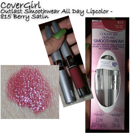 CoverGirl - Outlast Smoothwear All Day Lipcolor - 815 Berry Satin Pris: 39,00