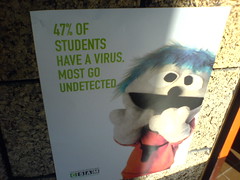 "47% of students have a virus, most go undetected" by kevinwagn
