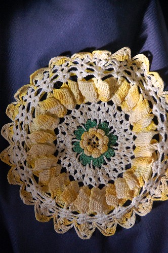 vintage crochet doily