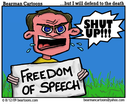 Image result for free speech cartoon