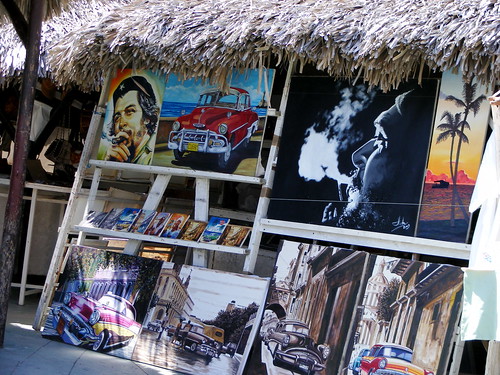 market paintings in Cuba
