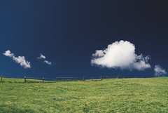 Somerset Landscape - Blue Sky