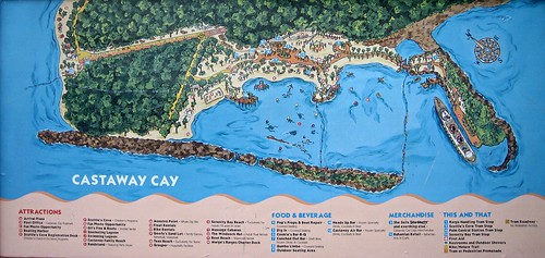 Castaway Cay Map