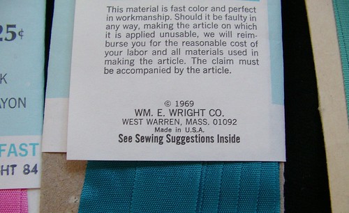 vintage seam binding