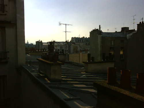 view from bedroom of 7 villa guelma, paris