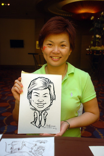 Caricature live sketching for Standard Chartered Bank - 12