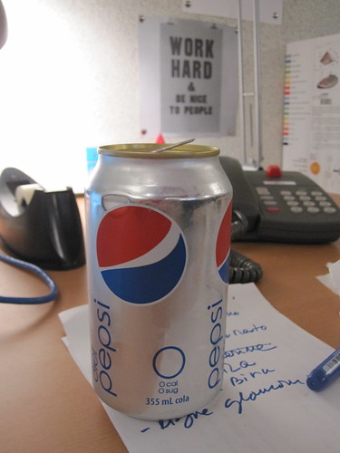 Diet Pepsi from the vending machine - $1.25