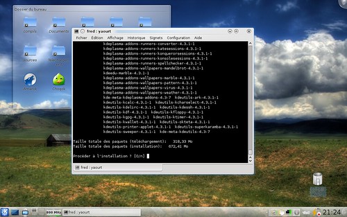 Mise à jour vers KDE 4.3.1 sous Archlinux