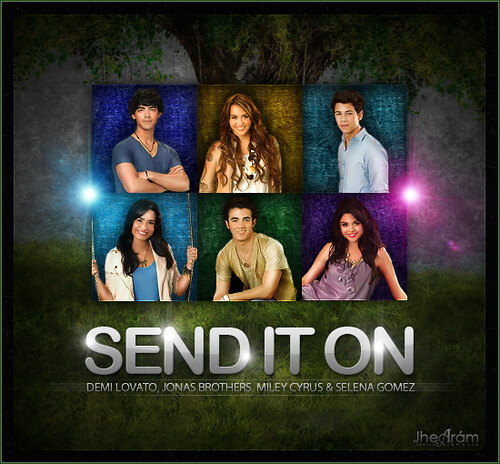 Demi Lovato, Jonas Brothers, Miley Cyrus & Selena Gomez - Send It On