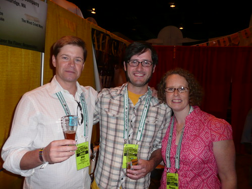 Will Meyers, with Kevin & Megan, from Cambridge Brewing