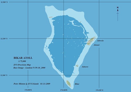Bikar Atoll - EVS Precision Map (1:75,000)