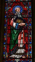 Detail east window, St Margaret of Antioch - Crick