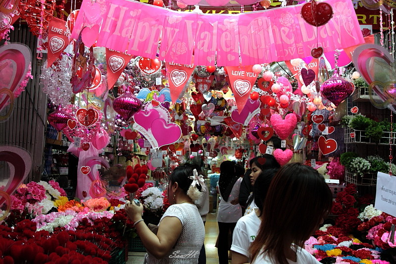 Happy Valentine Day @ China Town, Bangkok, Thailand