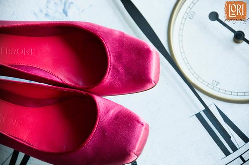 Fuchsia Wedding Shoes Pink Slippers by Lori Photography on Flickr 