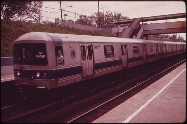 Staten Island Rapid Transit, Part of the New York Subway System, Connects the Small Towns of the Borough of Richmond 06/1973