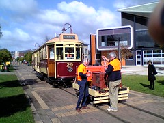 Tram test at Launceston Tramway Museum