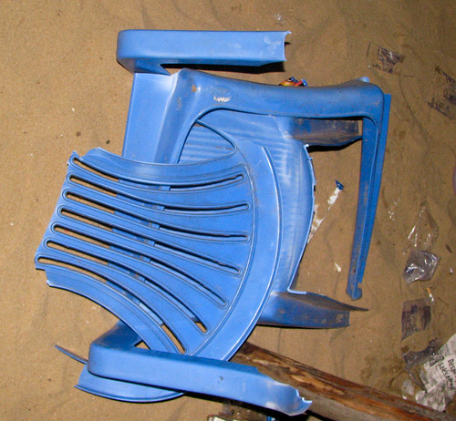 Chair on which I was standing