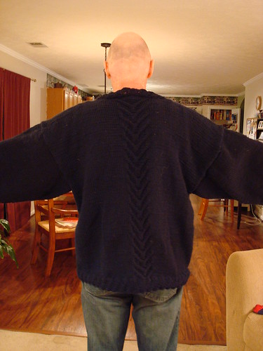 Backbone sweater, back