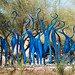 Chihuly Blue Glass Sculptures at the Desert Botanical Garden, Phoenix, Arizona 작성자 Scandblue