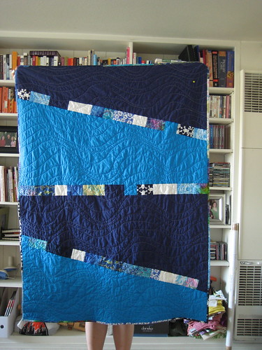 Sea Blue Sea Quilt--all done!