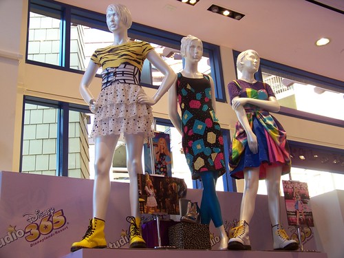 Hannah Montana clothing display at Disney Studio 365 in Downtown Disney by Loren Javier.