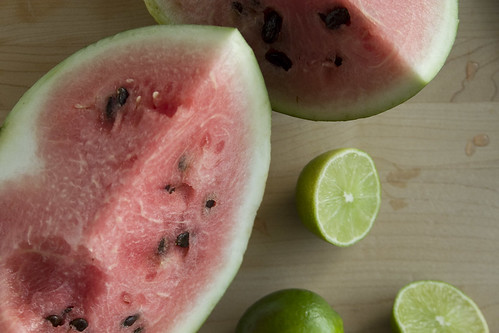 Watermelon and lime