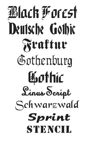 tattoo lettering styles.