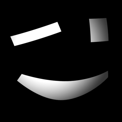 An image of a smiley / wink
