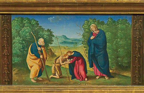 Tempera and oil on panel, predella of Saint John, by Piero di Cosimo, ca. 1481-1485, at the Saint Louis Art Museum, in Saint Louis, Missouri, USA