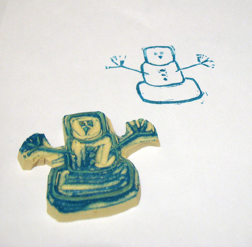 Snowman Stamp