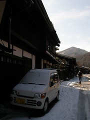 前夜一場雪的奈良井宿@ 2009-02-12