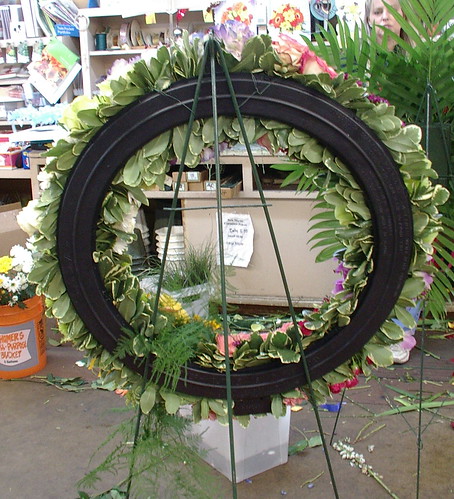 back of wreath