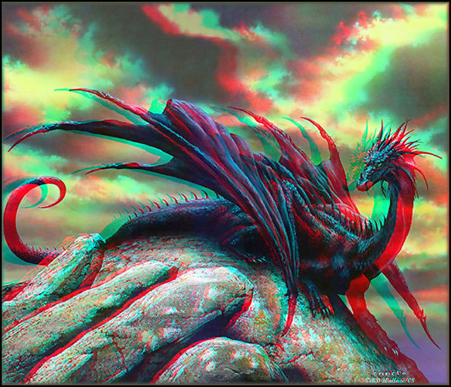 Red/Cyan filtered 3D glasses required to view. Image from a wallpaper site 