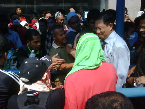 Datuk Seri Nizar Jamaluddin outside PAS HQ by The Edge Malaysia.