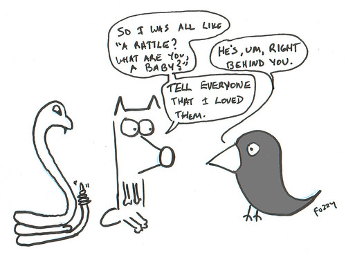 366 Cartoons - 193 - Coyote and Raven